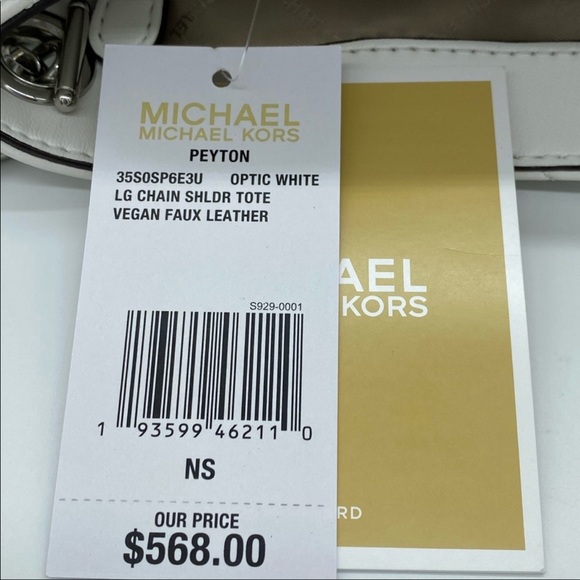 MICHAEL KORS PEYTON LARGE CHAIN SHOULDER TOTE
NWT - Picture 4 of 16